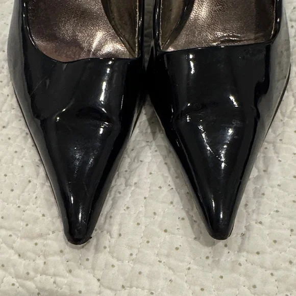 Aldo Glossy Black Heels for Women - Picture 2 of 5